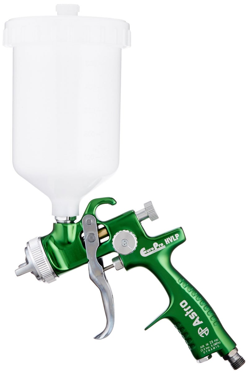 Astro EUROHV107 EuroPro Forged HVLP Spray Gun with 1.7mm Nozzle and Plastic Cup